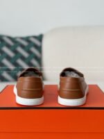 Hermes Faux Suede Loafers - Image 3