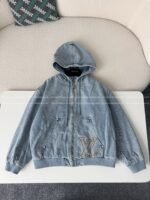 Louis Vuitton Cowboy Hooded Zip-Up Jacket