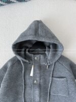 Thom Browne American-Style Striped CuffKnit Hoodie - Image 10