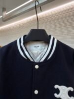 Celine genuine leather baseball jersey with lettering and badges - Image 3