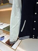 Celine genuine leather baseball jersey with lettering and badges - Image 6