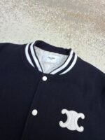 Celine genuine leather baseball jersey with lettering and badges - Image 16