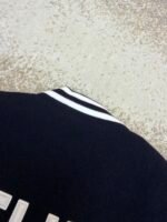 Celine genuine leather baseball jersey with lettering and badges - Image 15