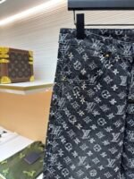 Louis Vuitton monogram rhinestone jacquard jeans - Image 4