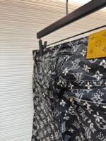 Louis Vuitton monogram rhinestone jacquard jeans - Image 15