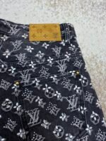 Louis Vuitton monogram rhinestone jacquard jeans - Image 10