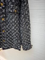 Louis Vuitton monogram rhinestone jacquard denim jacket - Image 7