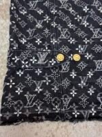 Louis Vuitton monogram rhinestone jacquard denim jacket - Image 8