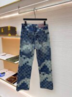 Louis Vuitton checkered mosaic jeans - Image 3