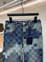 Louis Vuitton checkered mosaic jeans - Image 4