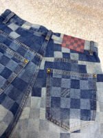 Louis Vuitton checkered mosaic jeans - Image 13