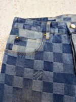 Louis Vuitton checkered mosaic jeans - Image 12