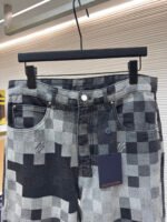 Louis Vuitton checkered mosaic jeans - Image 4