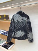 Louis Vuitton checkered mosaic denim jacket - Image 3
