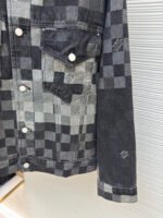 Louis Vuitton checkered mosaic denim jacket - Image 8