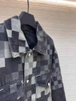 Louis Vuitton checkered mosaic denim jacket - Image 17
