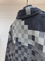 Louis Vuitton checkered mosaic denim jacket - Image 16