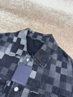Louis Vuitton checkered mosaic denim jacket - Image 15