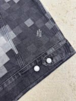 Louis Vuitton checkered mosaic denim jacket - Image 11