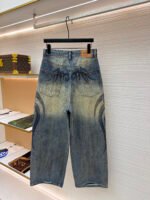 Balenciaga graffiti wide-leg jeans - Image 3
