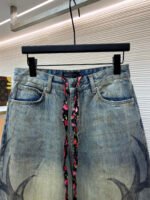 Balenciaga graffiti wide-leg jeans - Image 4