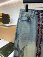 Balenciaga graffiti wide-leg jeans - Image 5