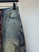 Balenciaga graffiti wide-leg jeans - Image 6