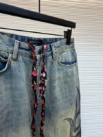 Balenciaga graffiti wide-leg jeans - Image 17