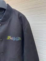 Louis Vuitton sheep wool jacket with rhinestone embroidery - Image 6