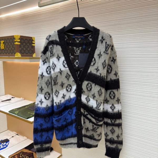Louis Vuitton gradient mohair cardigan