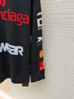 Balenciaga SKI Collection Letter Jacquard Turtleneck Sweater - Image 8