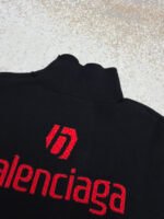Balenciaga SKI Collection Letter Jacquard Turtleneck Sweater - Image 14
