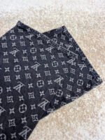 Louis Vuitton Limited Edition Distressed Jacquard Little Red Man Embroidered Jeans - Image 10