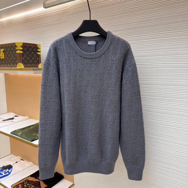 Dior patterned crew neck sweater