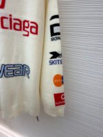 Balenciaga SKI Collection Letter Jacquard Turtleneck Sweater - Image 8