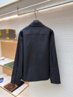 Moncler logo zip-up shirt jacket - Image 3