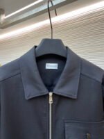 Moncler logo zip-up shirt jacket - Image 4