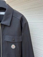 Moncler logo zip-up shirt jacket - Image 6