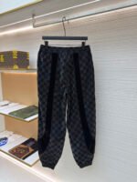 Louis Vuitton Damier flocked trousers - Image 3