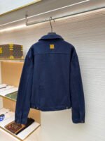 Louis Vuitton dyed embossed denim jacket - Image 3