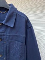 Louis Vuitton dyed embossed denim jacket - Image 6