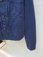 Louis Vuitton dyed embossed denim jacket - Image 8