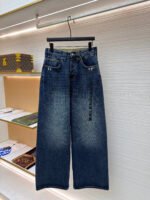 Balenciaga embroidered denim jeans