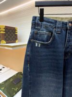 Balenciaga embroidered denim jeans - Image 5