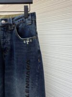 Balenciaga embroidered denim jeans - Image 6