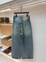 Balenciaga embroidered denim jeans - Image 3