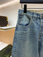 Balenciaga embroidered denim jeans - Image 5