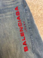 Balenciaga embroidered denim jeans - Image 10