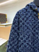 Louis Vuitton all-over print hooded denim jacket - Image 5