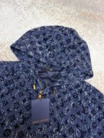 Louis Vuitton all-over print hooded denim jacket - Image 15